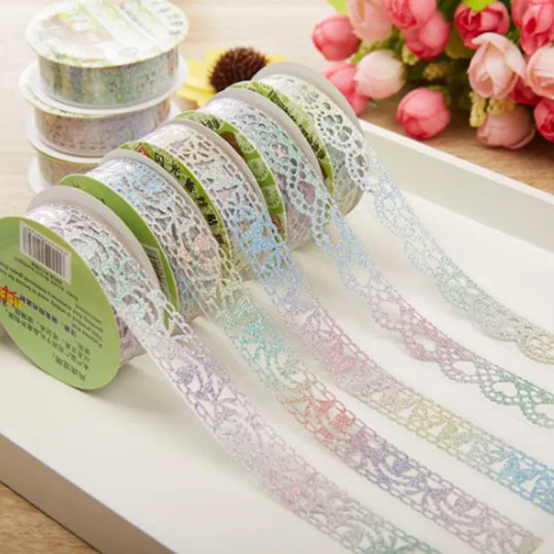 Lace Tapes DIY Diary Decor Self Adhesive Student Stationery