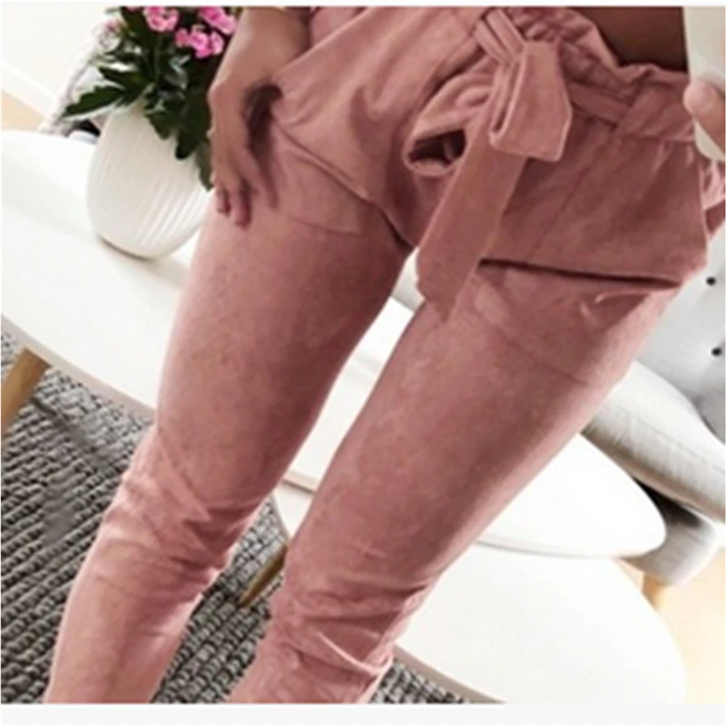 

Women OL Pencil Trousers Skinny Stretch High Waist Trousers Leggings Pants