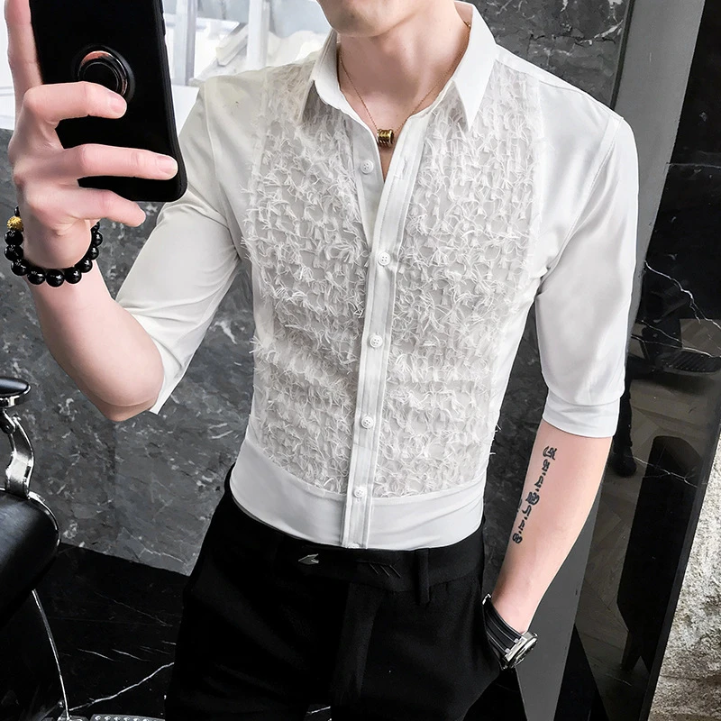 half slim fit shirts