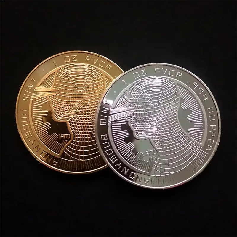 Gold Plated Bitcoin Coin Collectible Gift Casascius Bit Coin BTC Coin Art Collection Physical gold commemorative coins