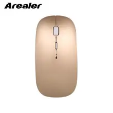 Беспроводная мышь портативная BT мышь перезаряжаемая эргономичная 2,4 ГГц USB оптическая мышь тихий двойной режим для ПК ноутбука