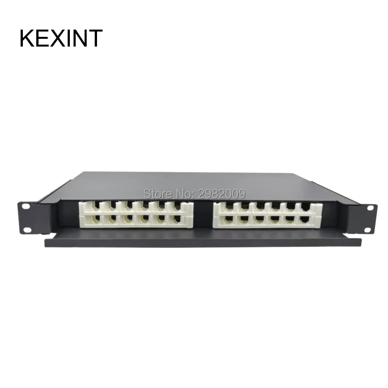 KEXINT 24 ядра стойка крепление Тип выдвижного ящика оптический кабель терминальная