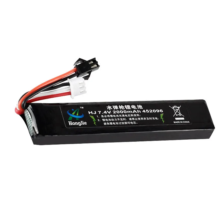 7 4 V 2000MAH 20C 2S HJ Power RC Lipo battery для AKKU Mini Airsoft Gun Battery model Max 40C|Детали и аксессуары| |
