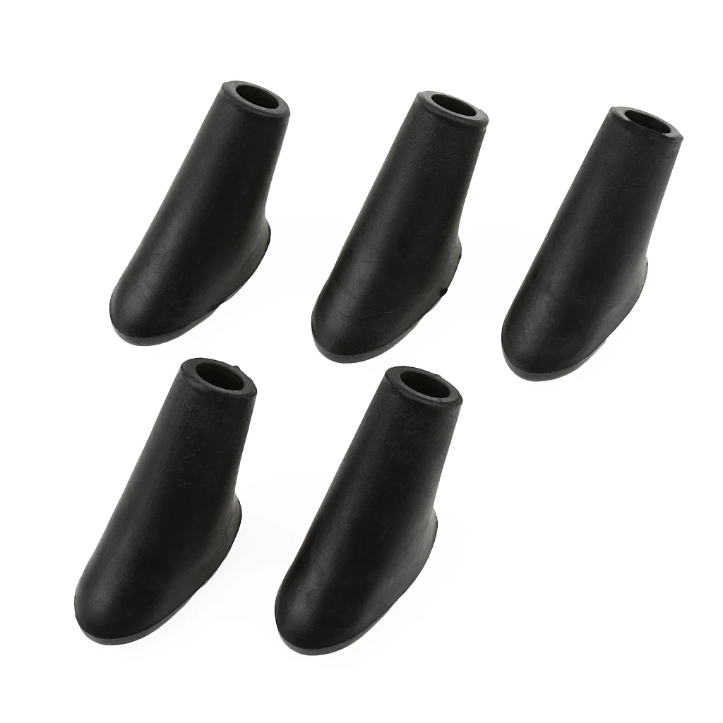 

5Pcs Alpenstock Rubber Head Cover Climbing Walking Stick Hammers Case Pad Protector for Outdoor Camping