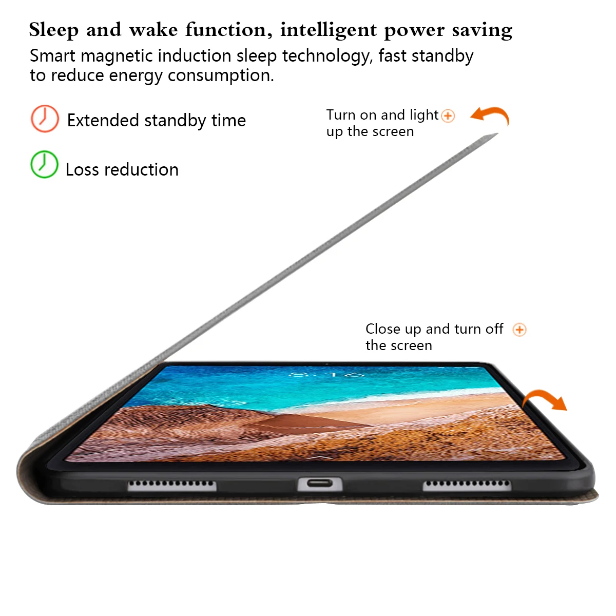 Чехол книжка с подставкой для huawei MediaPad M5 Lite 8 дюймов тонкий чехол из искусственной