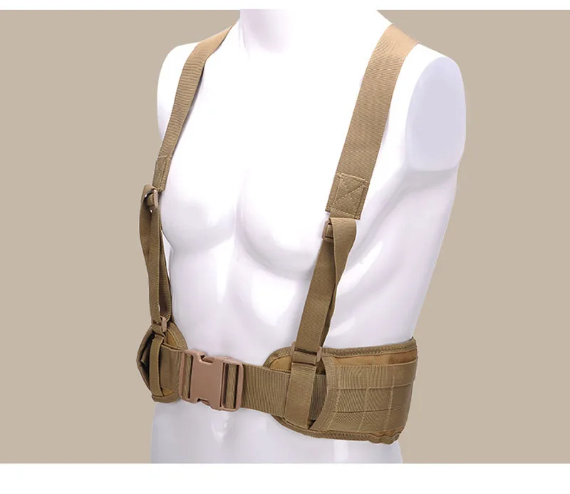 

Hot Military Molle Portable Girdle Tactical Belt High Quality 600D Nylon Waterproof Outdoor Multifunction Tactical Belt 3 Color