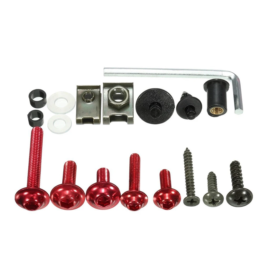 233pcs Universal Motorcycle Sportbike Fairing Bolt Kit Motorbike Body