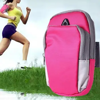 

Convenient Outdoor Sport Running Cycling Arm Bag Phone Storage Pouch with Earphone Hole