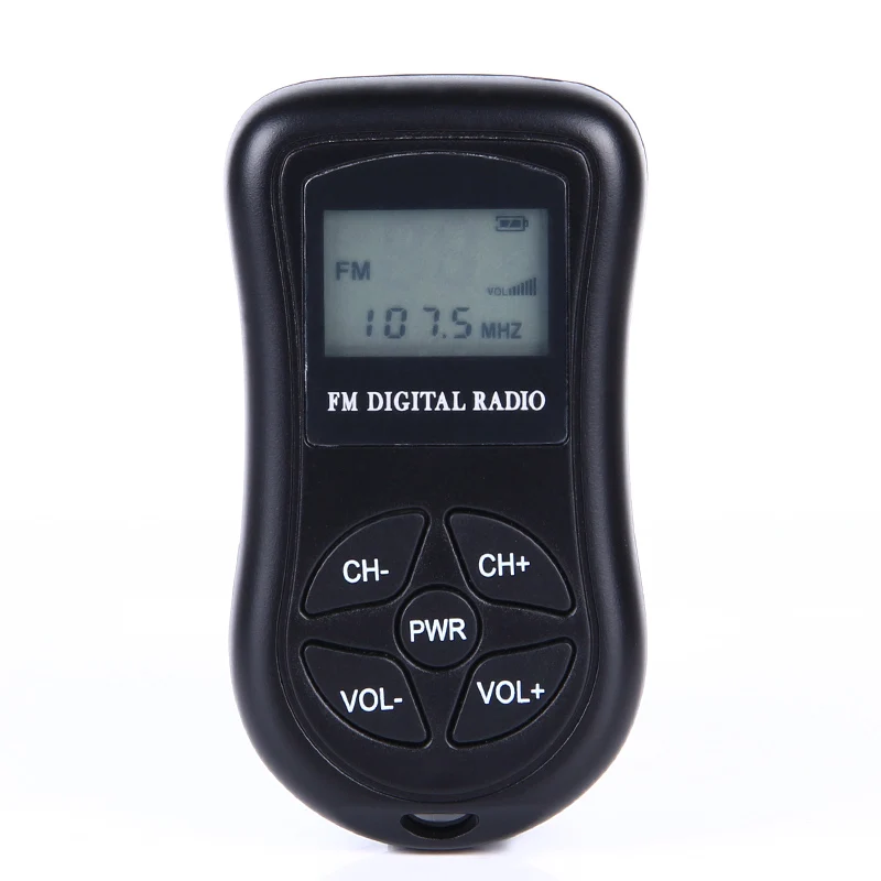 

LEORY 2.2-3V FM Digital Radio Built-in speaker Portable Low-power DSP LCD Display Radio Receiver Mini