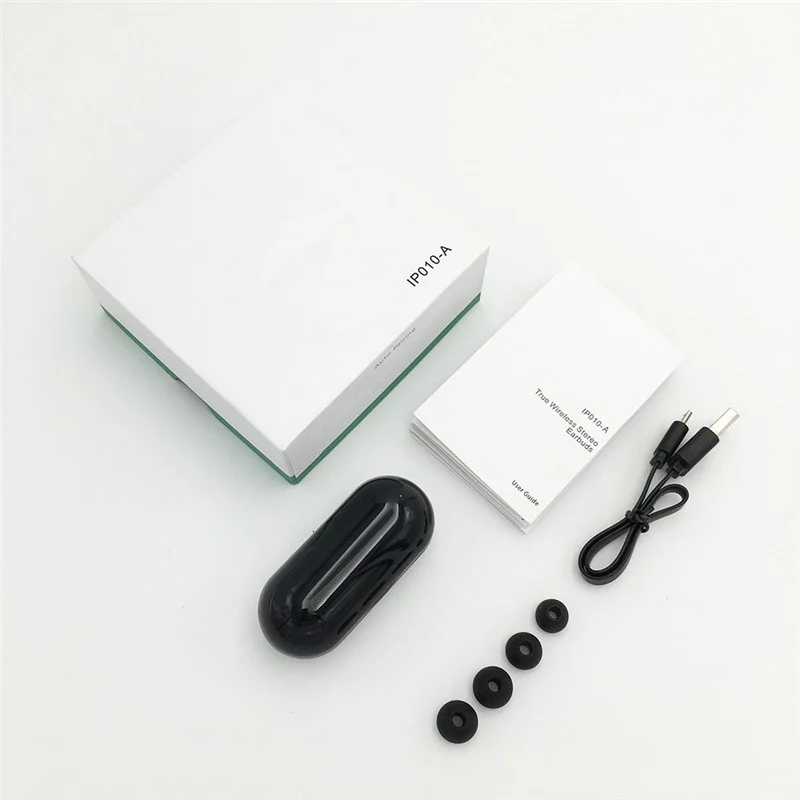 CLAITE True Беспроводной 2 в 1 Мощность банк наушники вкладыши TWS с двойной bluetooth 5 0 HiFi IPX7