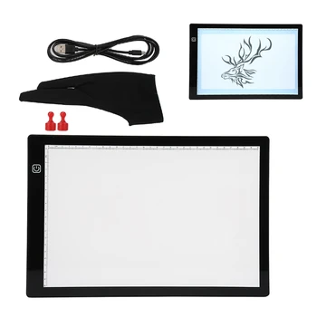 

Magnetic A4 LED Light Box Painting Stencil Board USB Copy Pads Stencil Drawing Board Light Box for Animation Tattoo