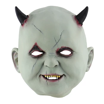 

Halloween Cosplay Mask Horrific Mask Creepy Terrifying Little Devil Mask Horror Scary Masks