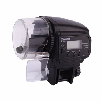 

Improved Digital Automatic Aquarium Tank Fish Food Feeder Timer Pet Dogs Cats Puppy Feeding Can Set up to 4 Feeding Times