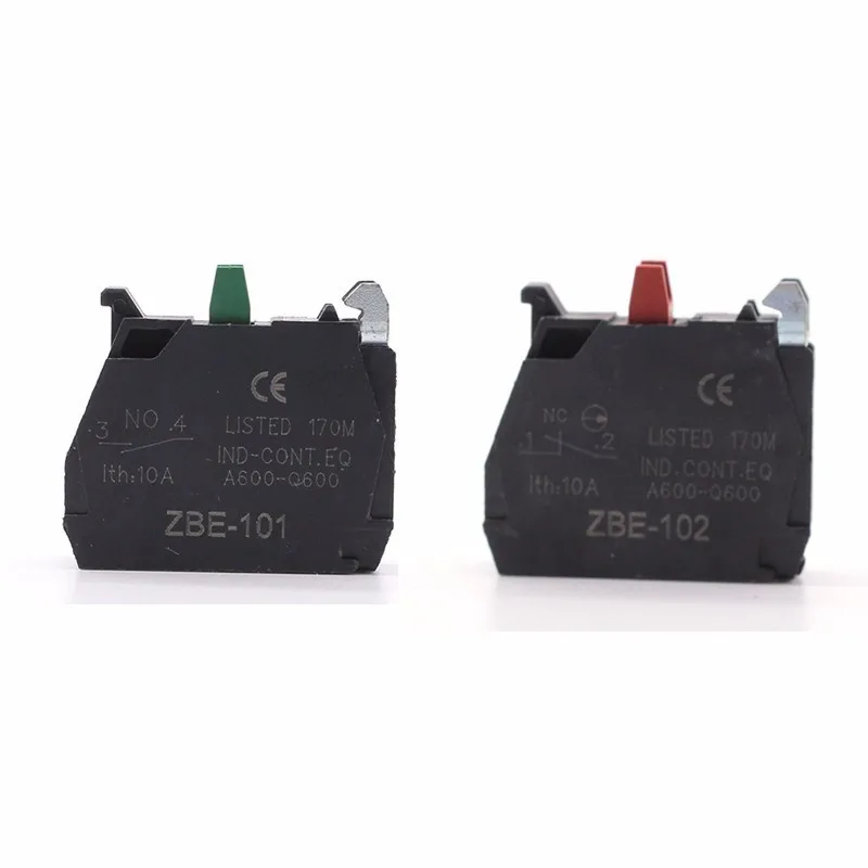 

1pcs Button Switch Contact Block Zbe-101 No / Zbe-102 Nc XB4/XB5