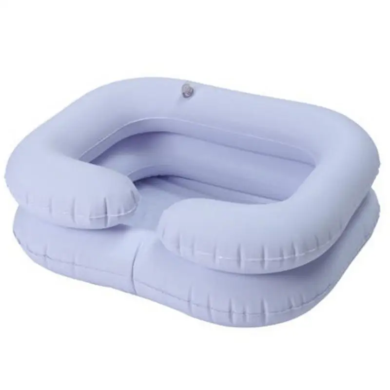 

Household Portable Inflatable PVC Shampoo Basin Wash Basin For The Elderly The Disabled Nursing Convenient Folding Sink