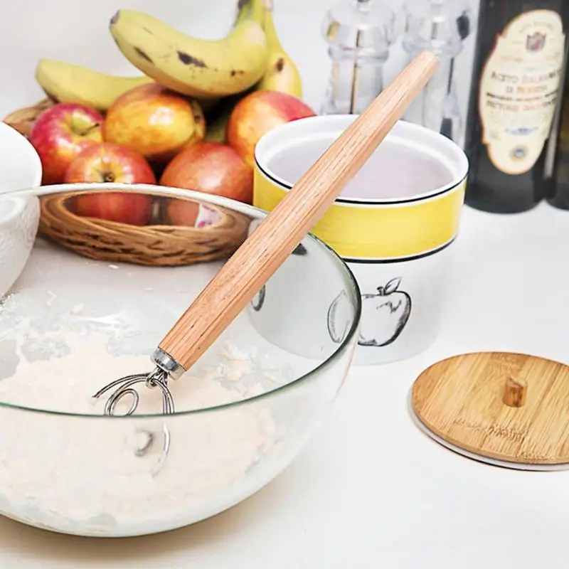 13 inch Pastry Blender Wooden Handle Stainless Steel Blender DIY Dough