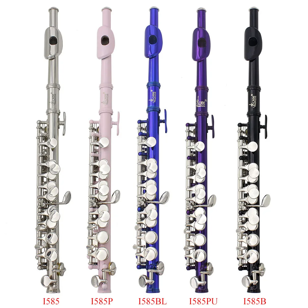 Piccolo Ottavino Half-size Flute Silver Plated C Key Cupronickel with Cleaning Cloth Screwdriver Padded Box musical instruments