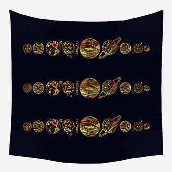 

Loartee Black Milky Way Galaxy Planet Magic Decoration Tapestry Witchcraft Indian Ouija Tenture Mural Mandala Hippie Wandkleed