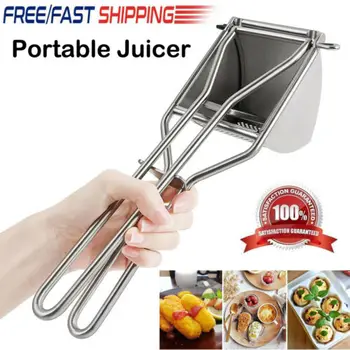 

Stainless Steel Potato Squeezer Strainer Manual Fruit Vegetables Juicer Metal Lemon Lime Squeezer Citrus Press Juicer Juice Tool