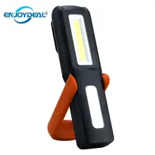 USB Rechargeable 3W COB LED Flashlight Work Light Lamp Magnetic Super Bright LED Flashlight Torch Camping Tent Lantern W/Hook