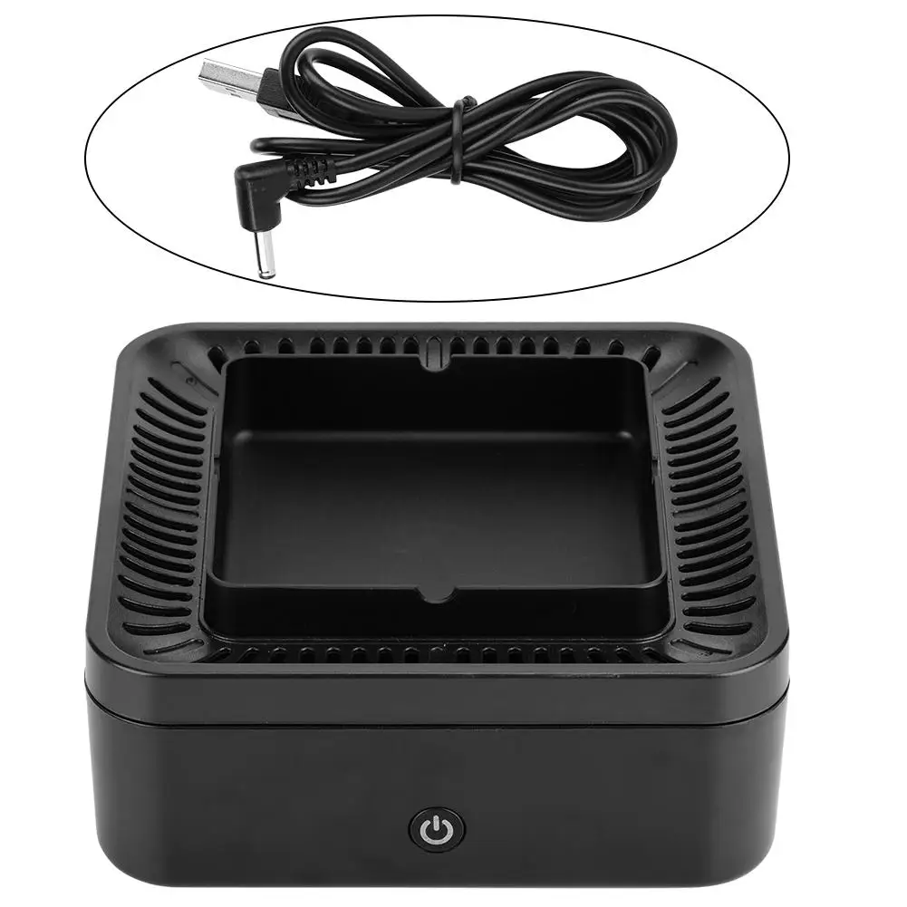 

USB Charging Air Purifier with True Hepa Filter Odor Allergies Eliminator For Smokers Dust Mold Home and Pets Air Cleaner Tool