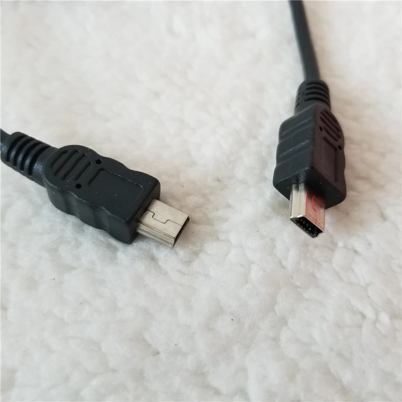 USB Mini B Male с переключателем ВКЛ ВЫКЛ Удлинительный кабель питания черного цвета| |