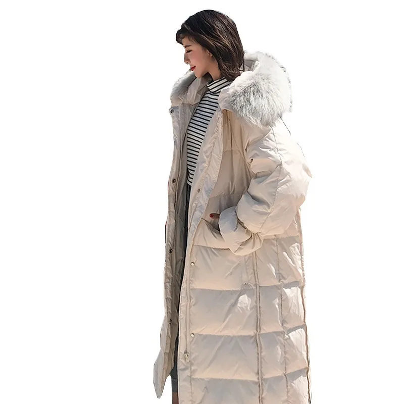 

Winter Cotton Woman Jacket 2018 Pattern Long Paragraph Easy BF Loose Student Thickening Clothes Seta Lead Padded Parka Coat 120