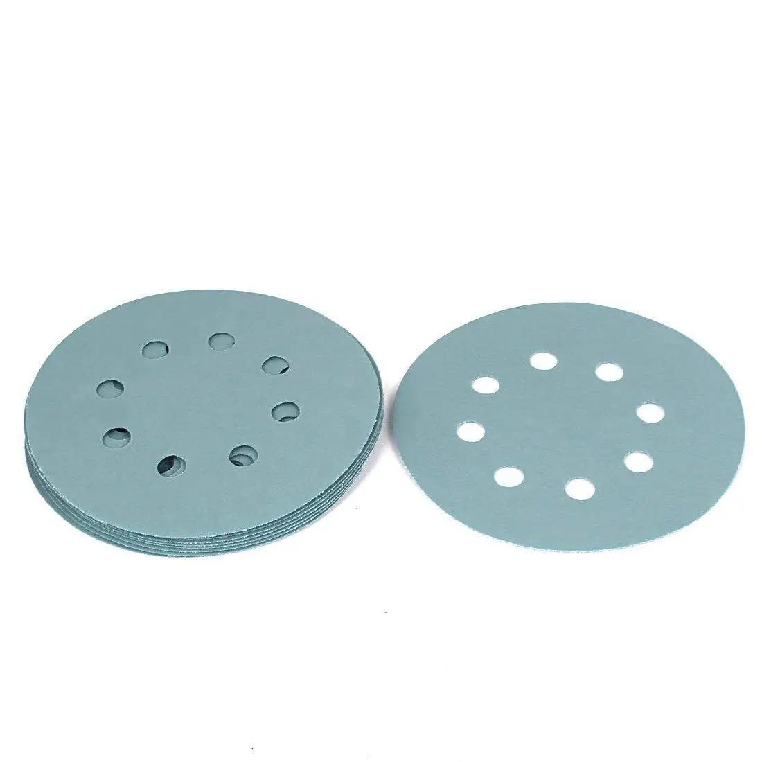 

WSFS Hot 10pcs flocking sandpaper grinding 8 hole disc flocking sandpaper 5000 Granularity Grit