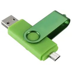 Micro USB флэш-накопитель карта памяти OTG для мобильного телефона PC зеленый