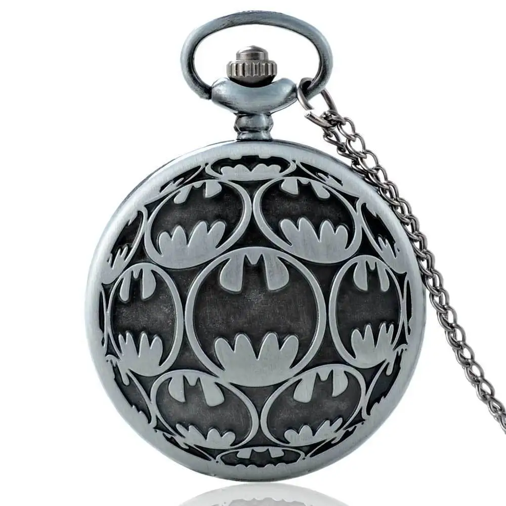 

IBEINA Antique Steampunk Pocket Watch Full Hunter Quartz Engraved Fob Retro Pendant Pocket Watch Chain Gift