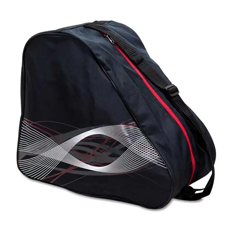 

Thick Professional Ice Ski Snow Boots Bag Skate Helmet Portable Carry Shoulder Bag Non-slip For Snowboard Accessories Black