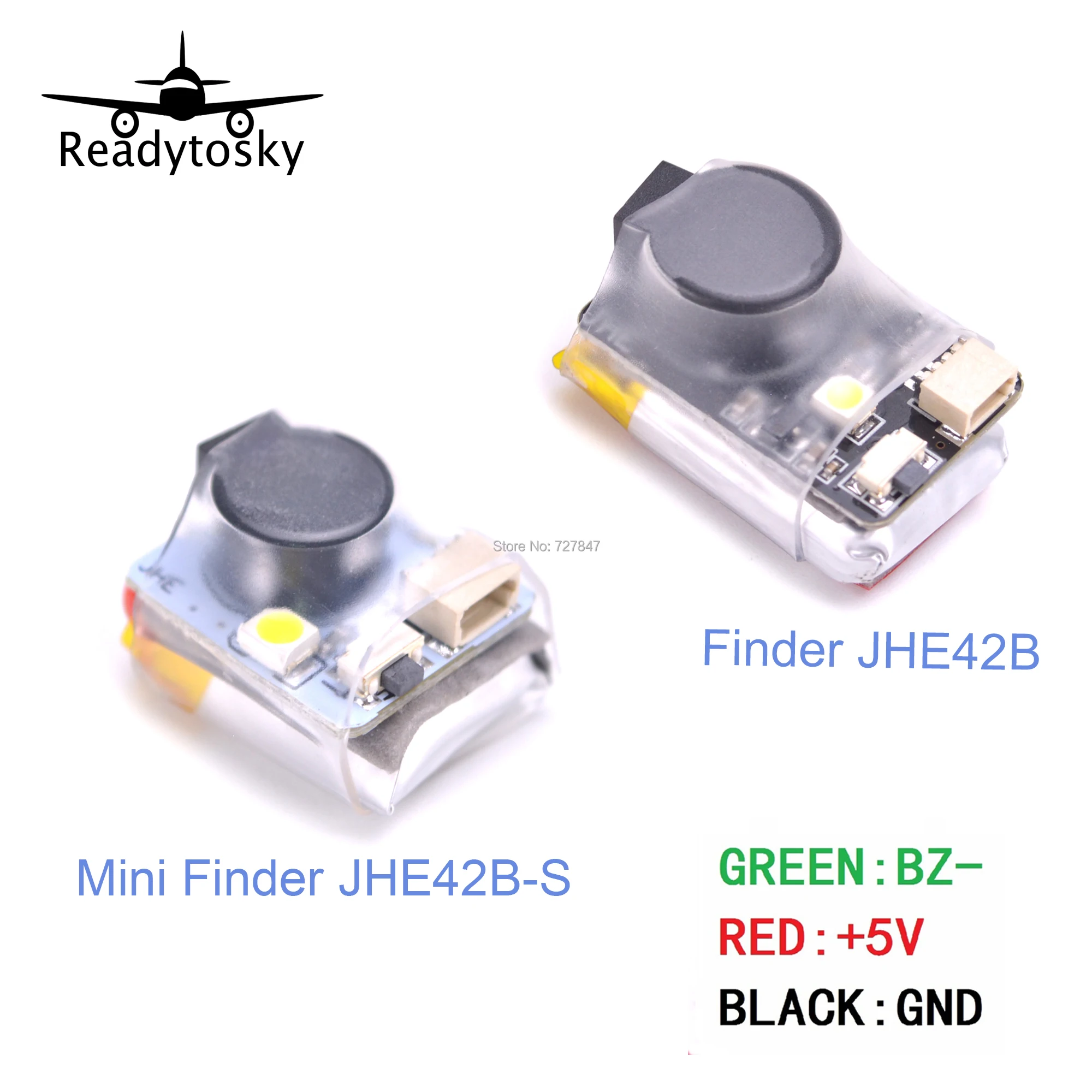 Finder JHE42B / JHE42B_S / JHE20B 5V Super Loud Buzzer Tracker 110dB w/ LED Buzzer Alarm For FPV Racing Drone Flight Controller
Finder JHE42B / JHE42B_S / JHE20B 5V Super Loud Buzzer Tracker 110dB w/ LED Buzzer Alarm For FPV Racing Drone Flight Controller