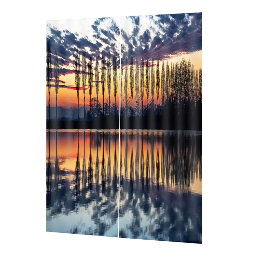 

2 Panels Sheer Curtains Voile Windows Curtains for Bedroom Kitchen DZGT036 Blackout Curtain Grommet Curtains