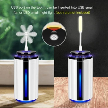 

7 Color Night Light DC5V 3W 900ml Cool Mist Air Humidifier Essential Oil Diffuser for Office Home Bedroom Living Room Yoga