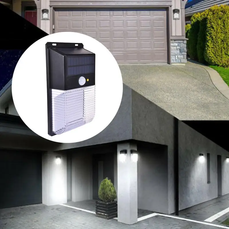 

Solar Induction Wall Lamp American Style Waterproof Heat Resistant Wall Lamp Solar Light Garden Outdoor Lighting