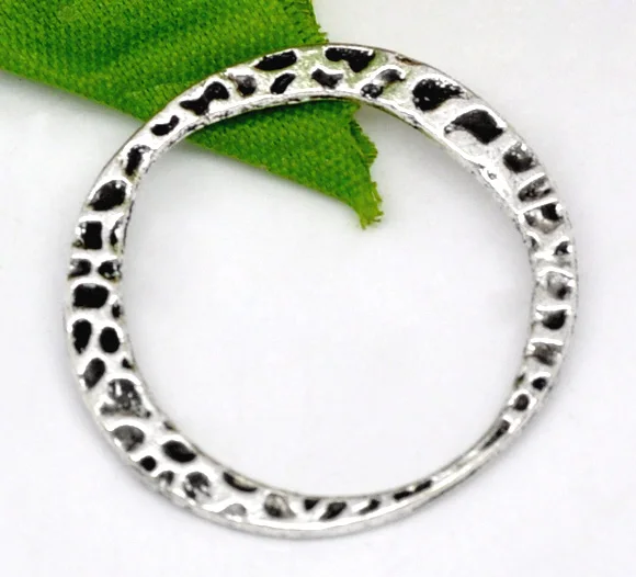 

Lovely 20 Silver Tone Jewelry Ring Connectors 30x28mm (B11096)