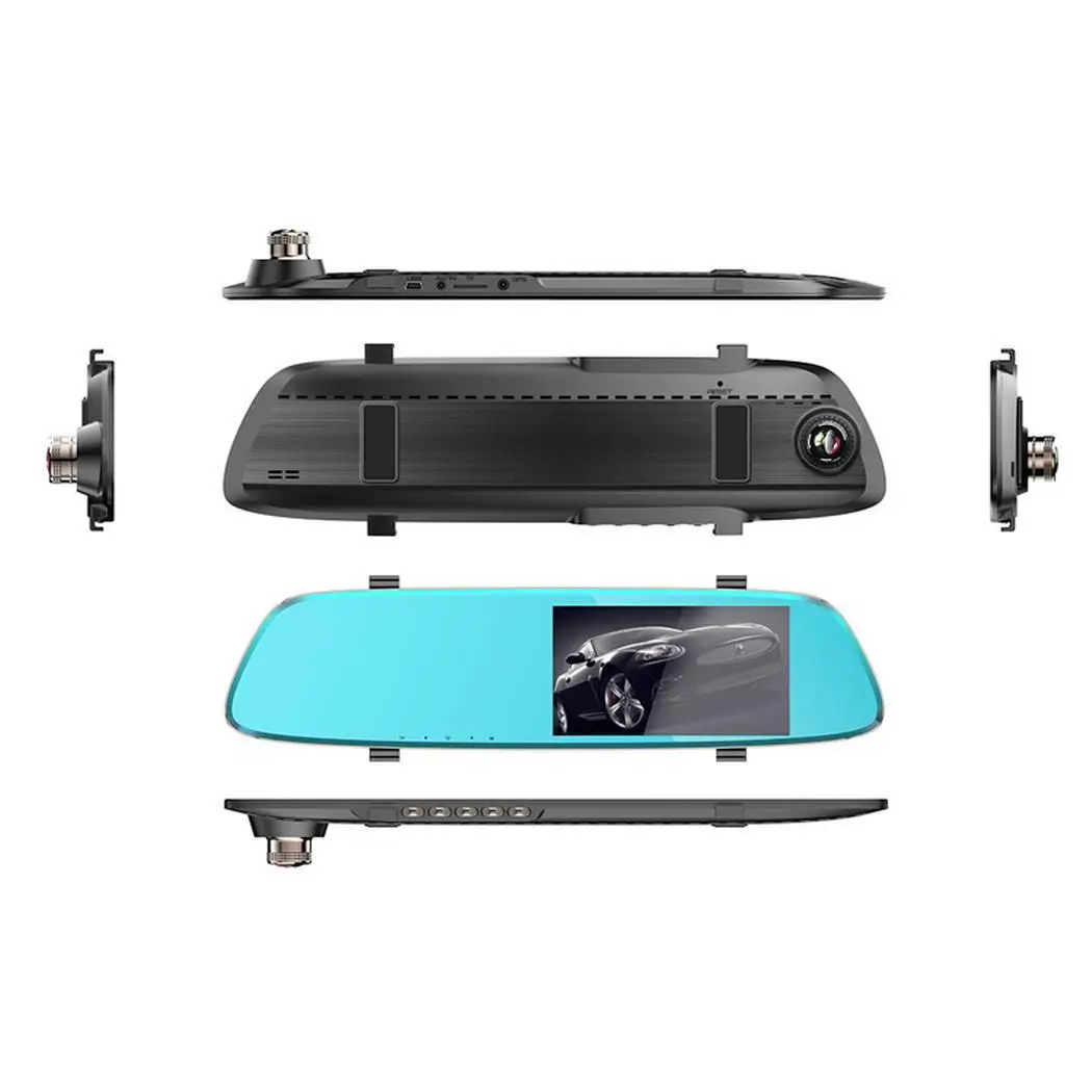 

Anytek T33 5'' IPS Touch-Screen Dash Cam WDR HD 1080P Car DVR Camera G-sensor Night Vision Video Recorder with Rear View Camera