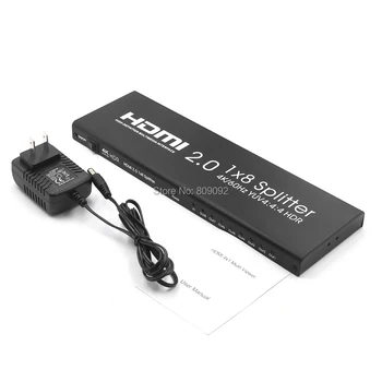 

4K HDMI Splitter 1x4 1X8 HDMI 2.0 Splitter 1 Input 4/8 Output HDCP 1.4 HDR Splitter HDMI 2.0 4K HDMI2.0 Splitter For DVD PS3 PS4