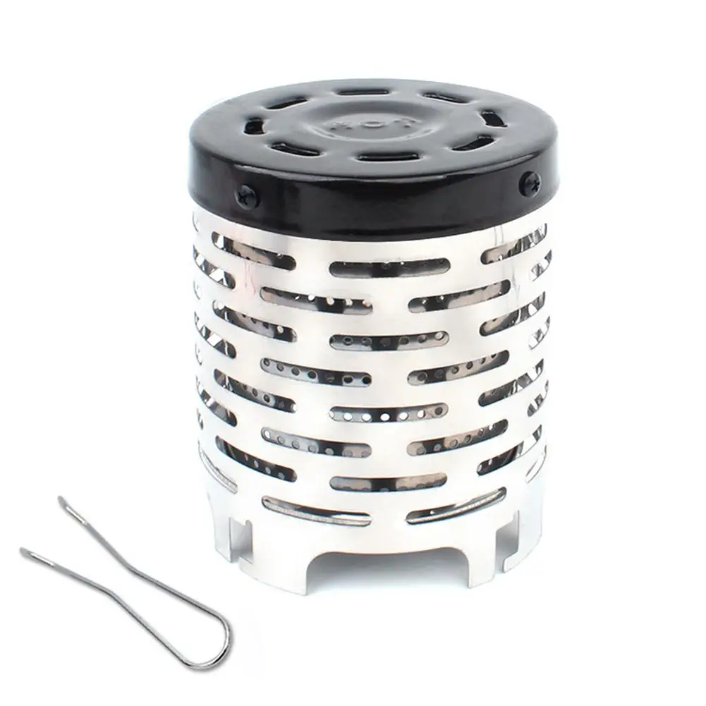 

Mini Portable Stainless Steel Heating Cover for Outdoor Camping Equipment Warmer Heating Stove Tent Heating Cover
