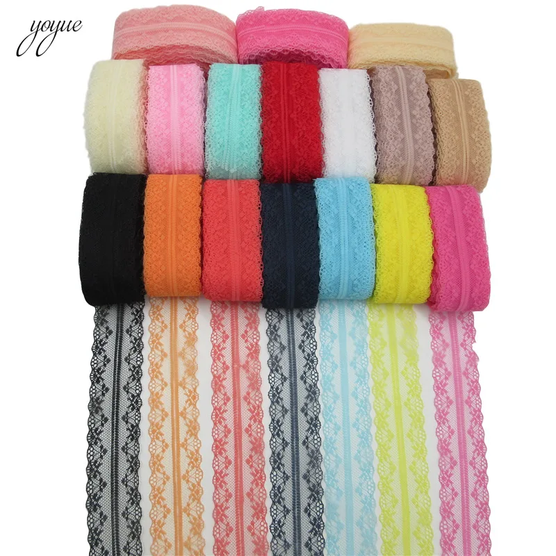 

10 Yards Lace Ribbon Tape 40MM Wide Trim Fabric DIY Handicrafts Embroidered Net Cord For Sewing Decoration african lace fabric