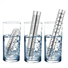 Портативная палочка для щелочной воды из нержавеющей стали, щелочная палочка, ионизатор, палочка для водорода, минералы, очиститель воды, фильтр для здоровья