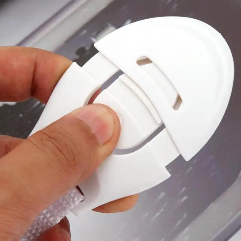 10pcs/lot Baby Kids Cabinet Safety Locks Lengthen Drawer Door Cupboard Strap Safety Locks Plastic Children Protection Care Locks