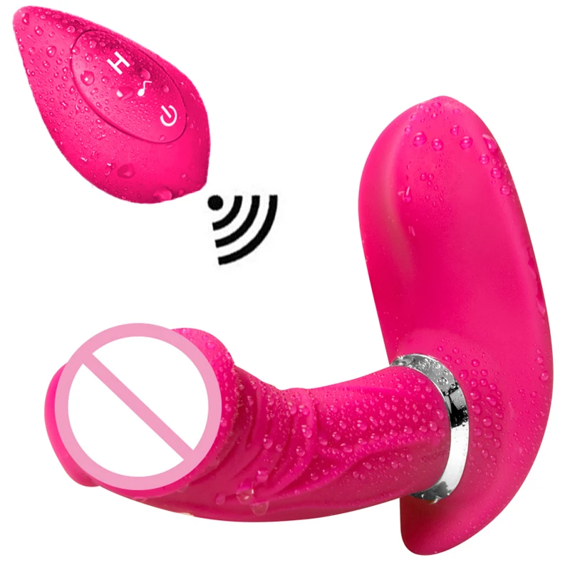 7 Mode Vibrating Panties Big font b Dildo b font Strapless Vibrator Sex Toys for Women