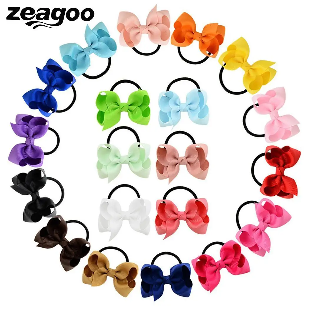 20 Pcs/Pack Girls Fashion Headwear Elastic Rubber Band Bow Hair There are mixed color hair rings in pack. Rope 20 Pcs/Pack Girls Fashion Headwear Elastic Rubber Band Bow Hair There are mixed color hair rings in pack. Rope