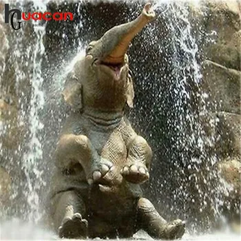 

Huacan 5D Diamond Painting Full Square Elephant Diamond Embroidery Sale Animal Rhinestones Mosaic Cross Stitch Craft Home Decor