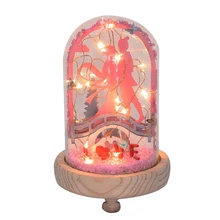Glass Shell Miniature DIY House Kit Creative Miniature Festival Birthday Gift (Encounter in Time and Space)