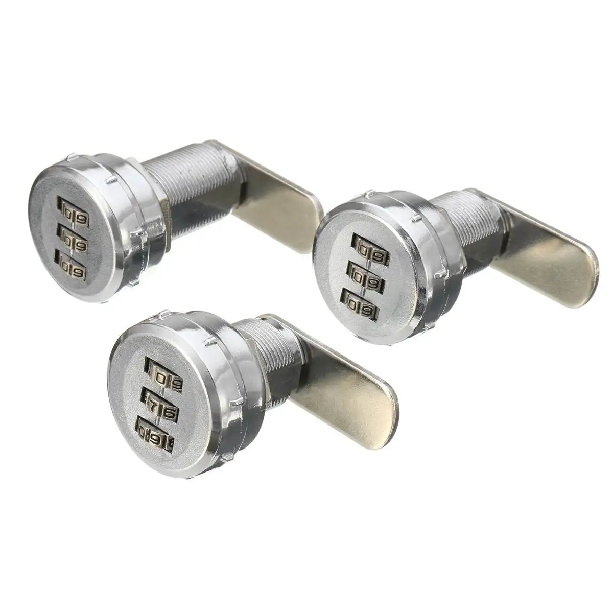 

20/25/30mm 3Digital Code Combination Cam Lock Mail Box Cabinet Locker Drawers Security Zinc Alloy
