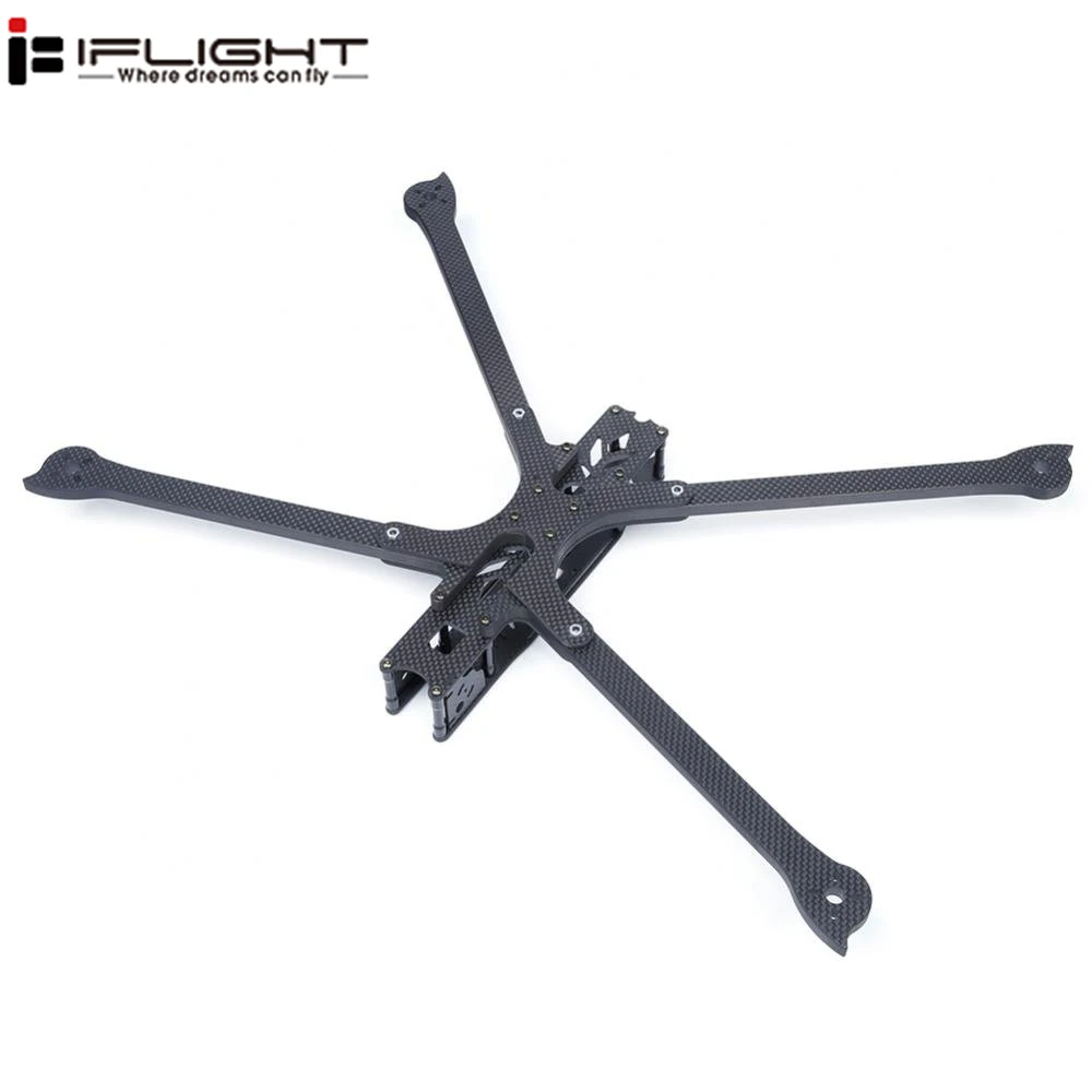 

iFlight DC10 472mm Wheelbase 8mm Arm Thickness 10 Inch 3K Carbon Fiber Macro FPV Frame Kit for RC Drone Spare Part DIY Accs