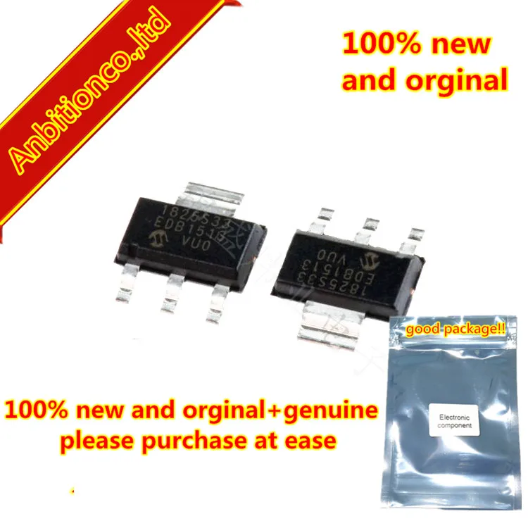 10 шт. 100% Новый оригинальный MCP1825S-3302E/дБ MCP1825S 1825S33 SOT223 500 мА низкое напряжение тока LDO