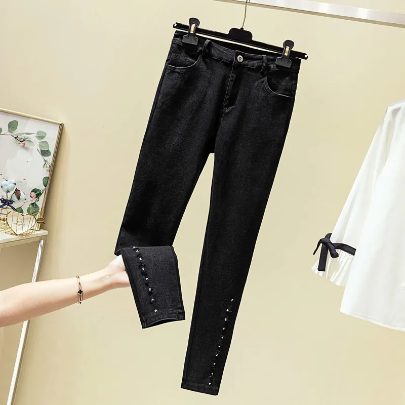 

2019 Spring Autumn New Fashion Women Pencil Pants Casual Elastic Waist Stretch Skinny Trousers Pantalon Femme Plus Size